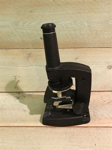 Gilbert Microcraft Microscope With Storage Cabinet And  